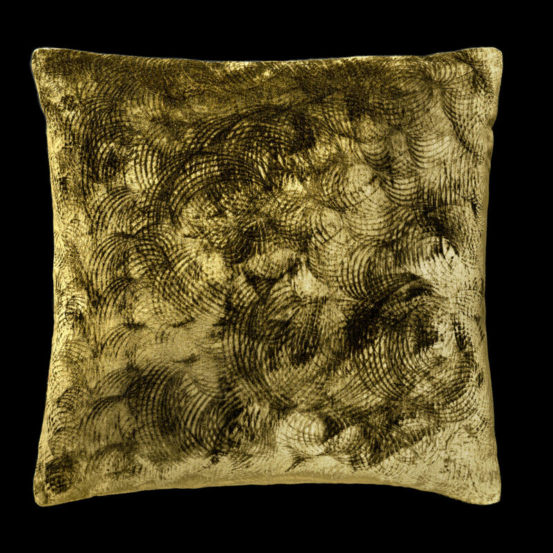 Delphos printed velvet cushion back