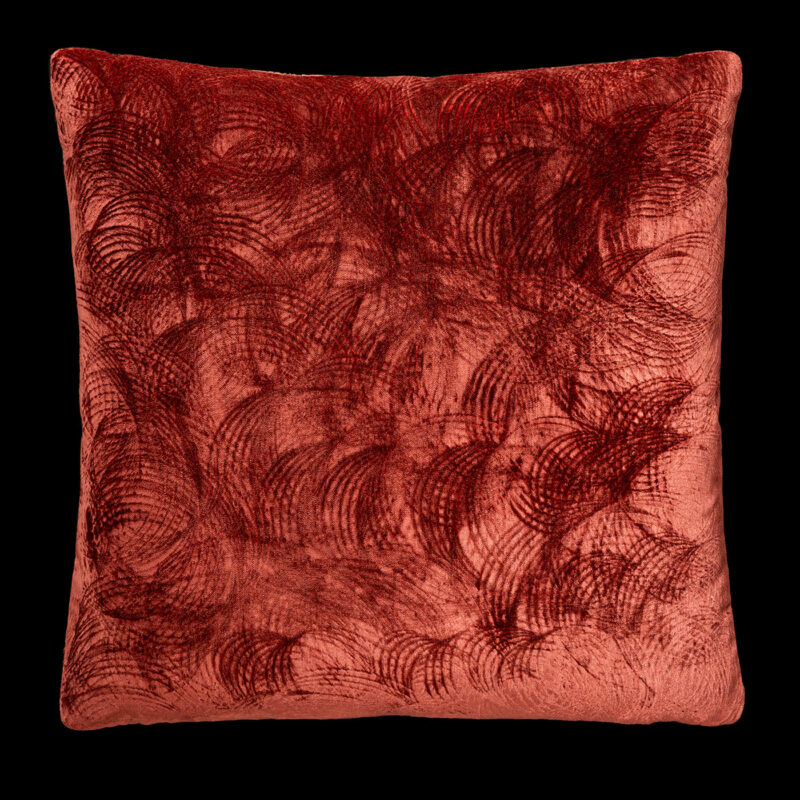 Delphos printed velvet cushion back