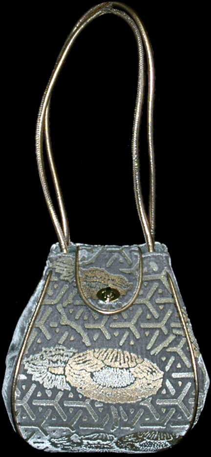  Moretta 918 printed velvet bag