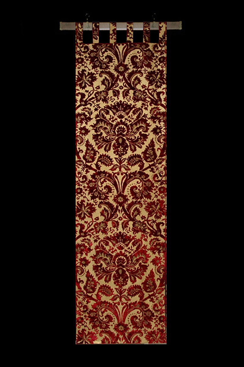 Fortuny dark red tapestry