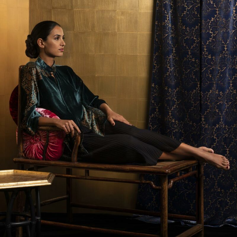 Cecilia | Mandarin Collar Jacket