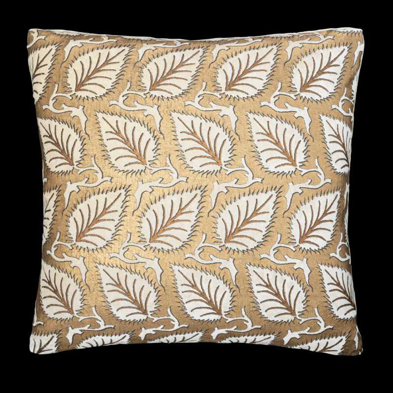 Delphos printed velvet cushion