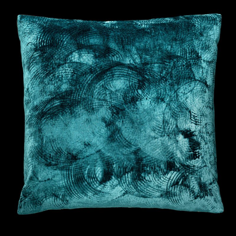 Delphos printed velvet cushion back