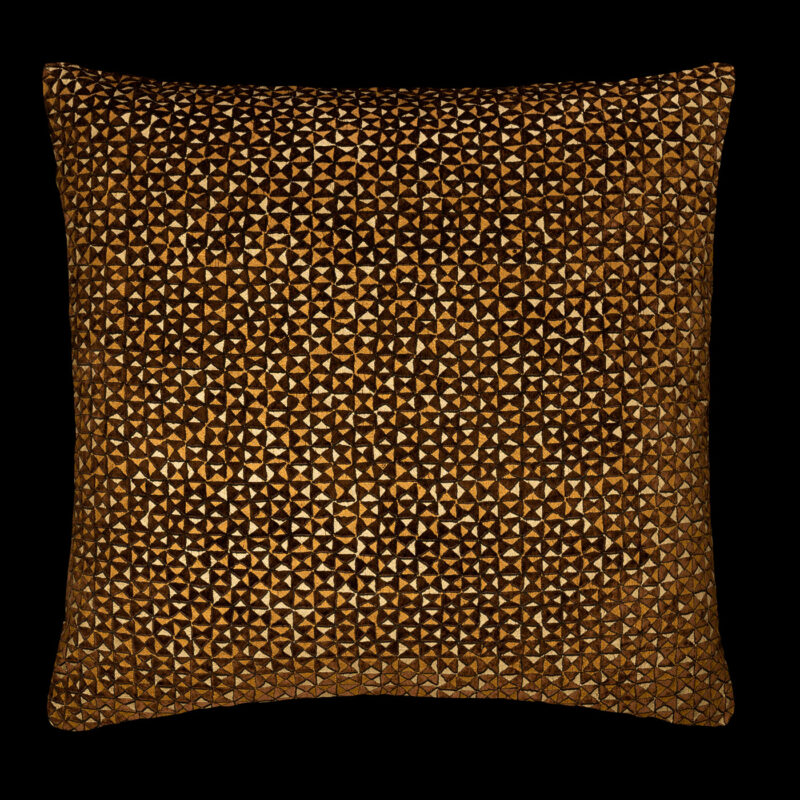 Delphos printed velvet cushion