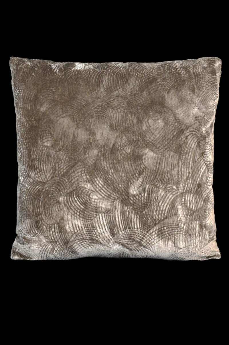 Delphos printed velvet cushion back
