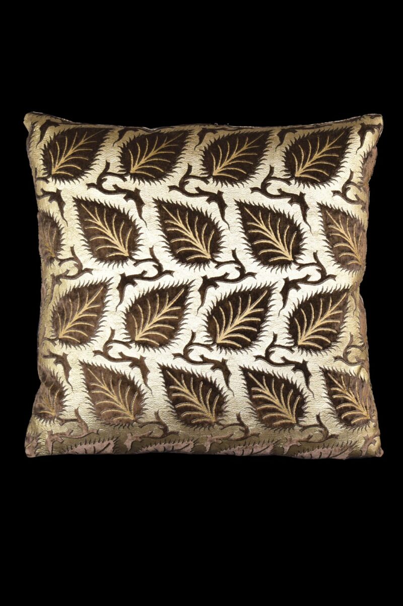 Delphos printed velvet cushion
