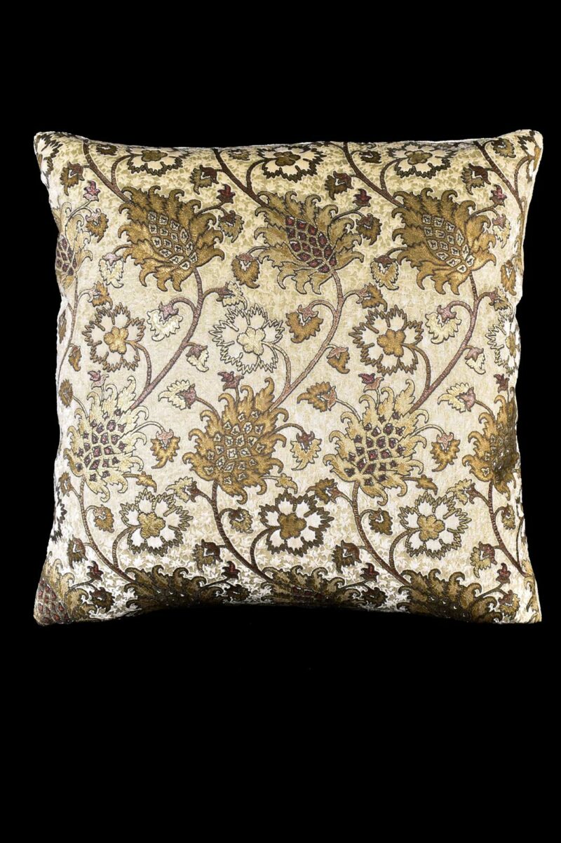 Delphos printed velvet cushion