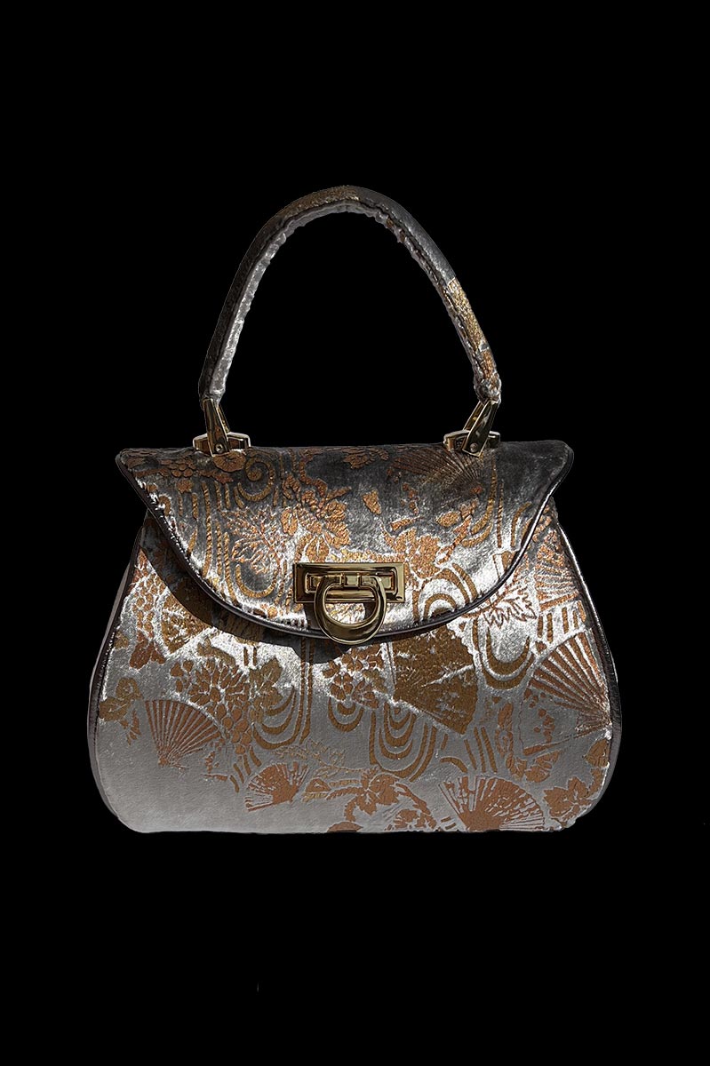 Felze velvet bag | Ventagli Platinum