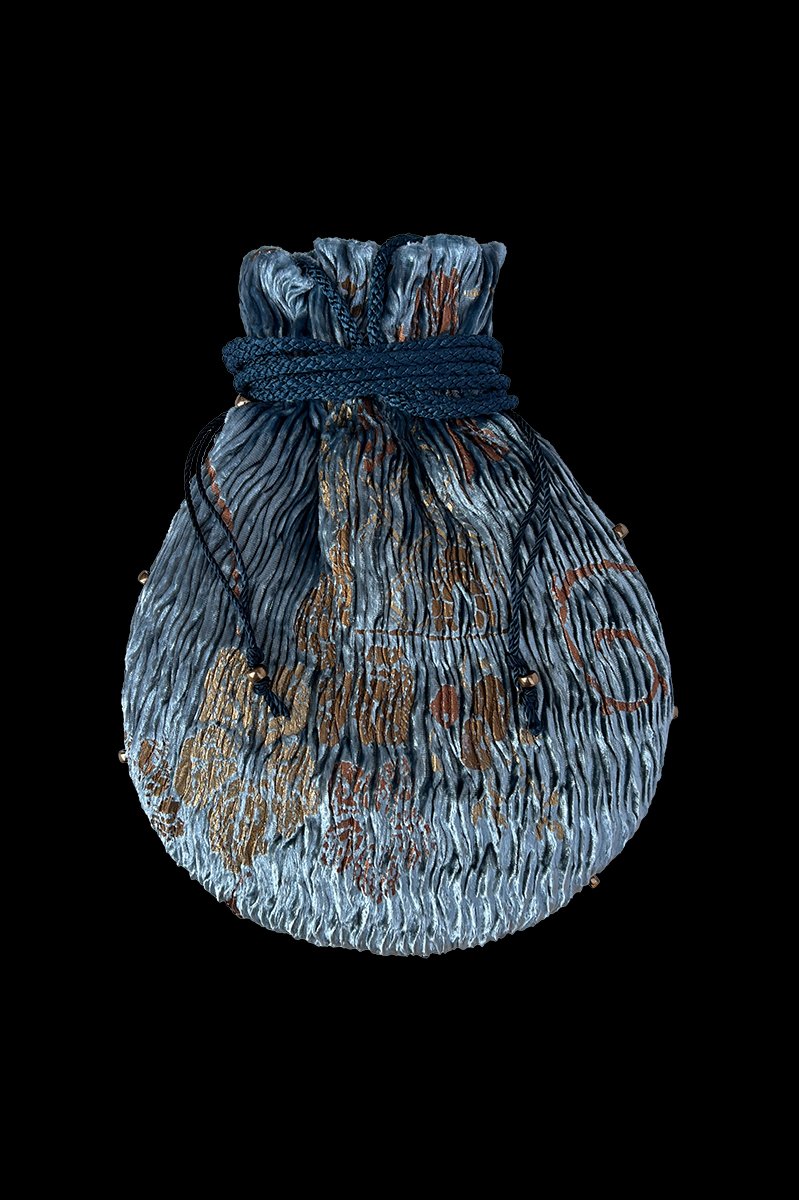 Praline velvet bag | Riassunto Candy Blue