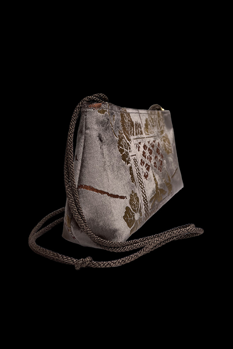 Pochette velvet bag | Riassunto Marron Glacé back