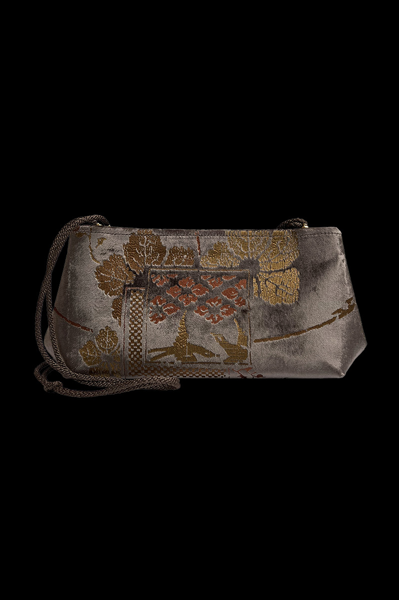 Pochette velvet bag | Riassunto Marron Glac&eacute;