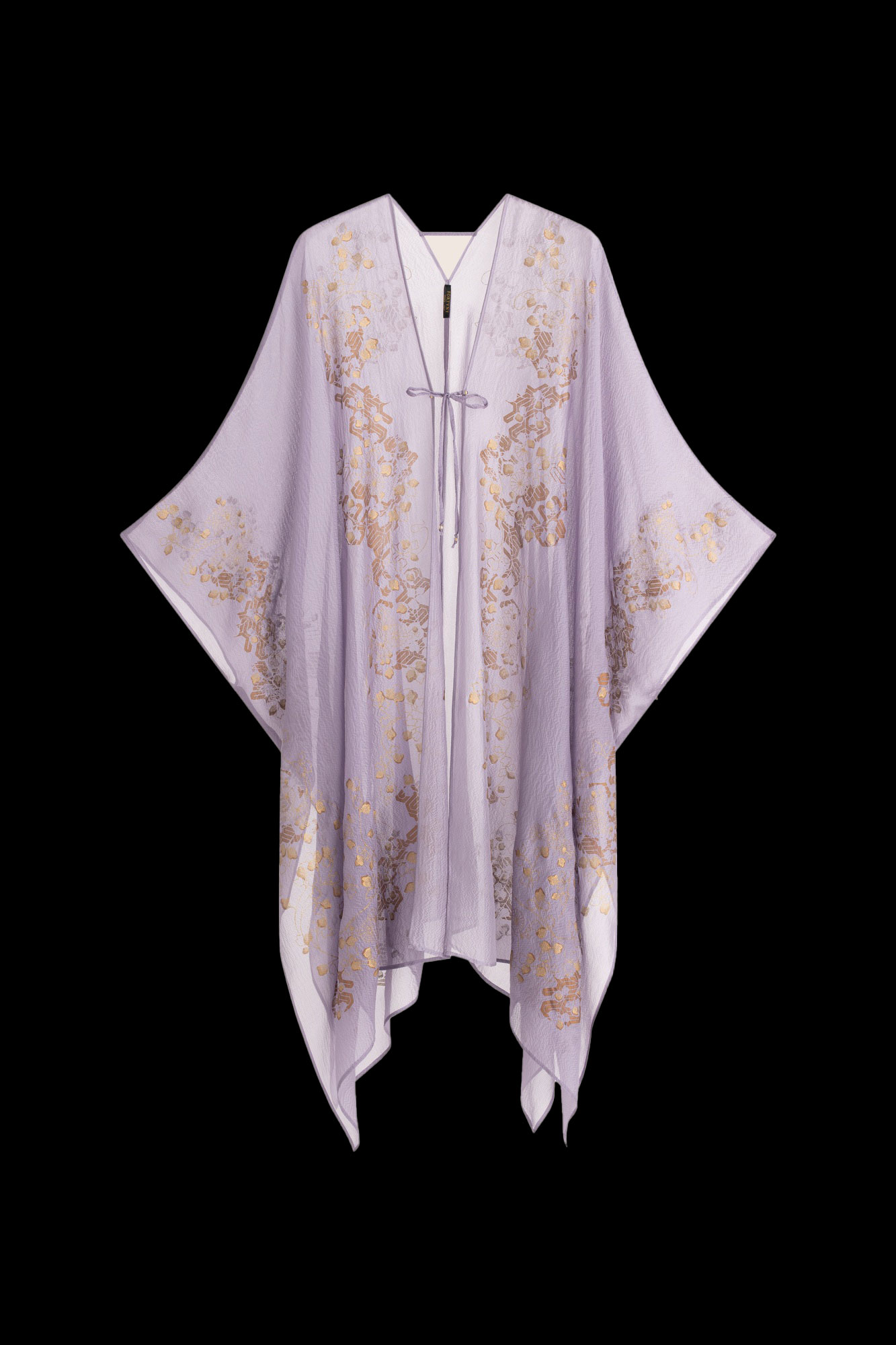 Esther Evening Coat in Crepe Georgette | Ramage Lavender