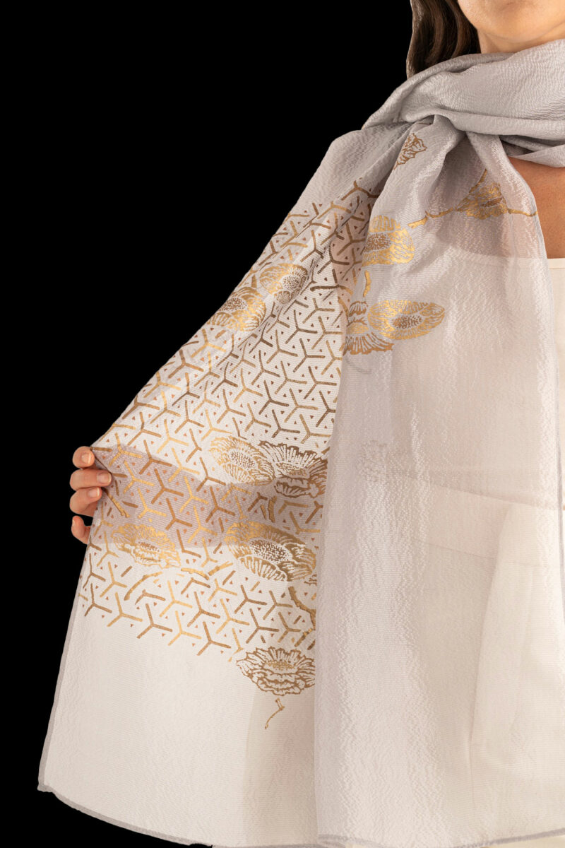 Crepe Georgette Shawl | Japan Marron Glacé