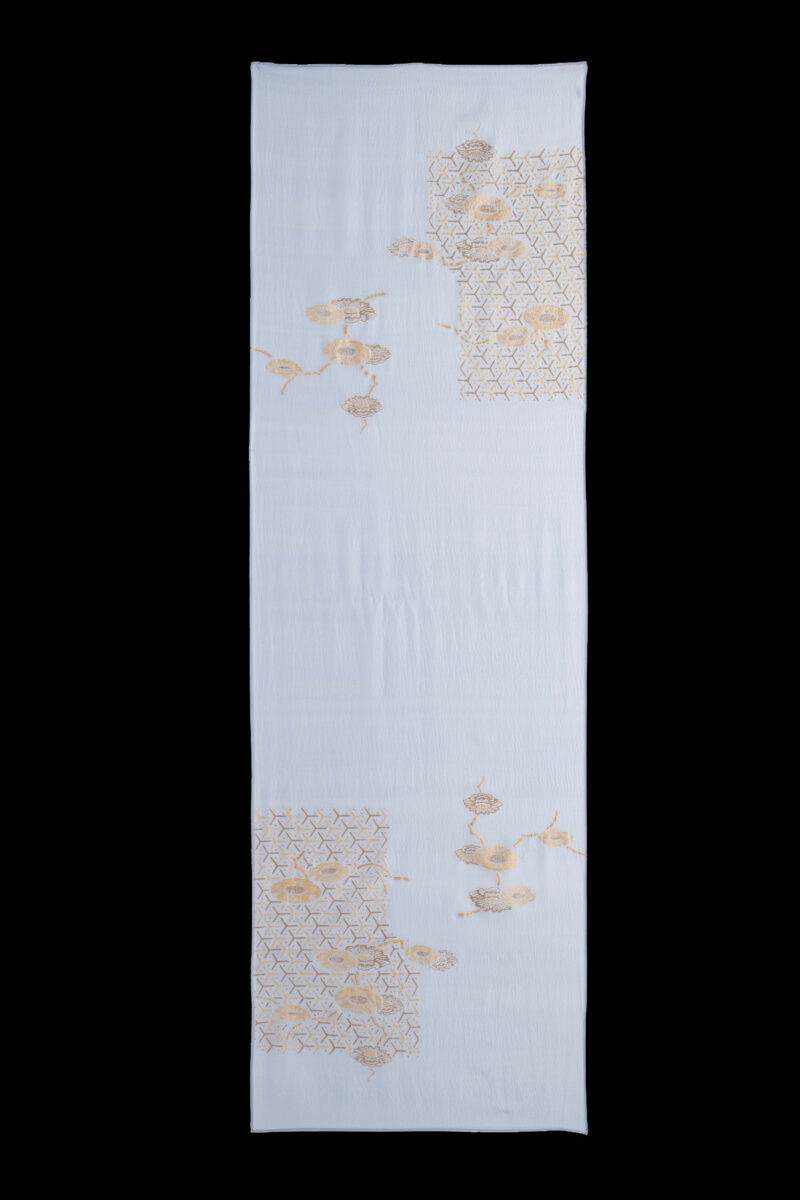Crepe Georgette Shawl | Japan Pervinca