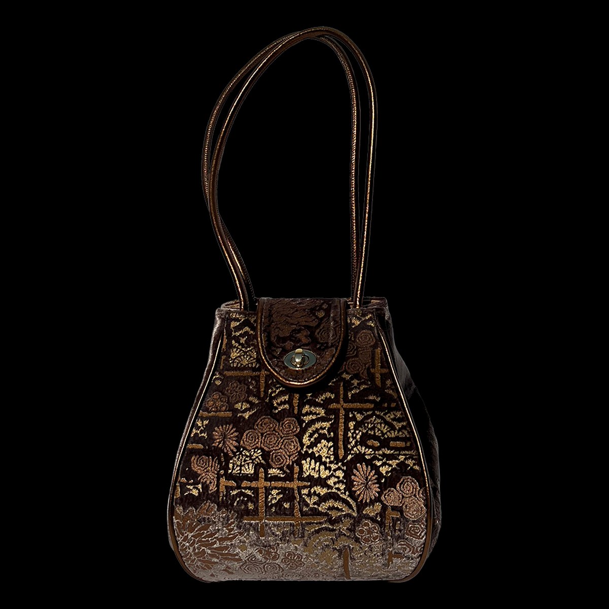 Moretta bag — Marron glacé Crisantemi